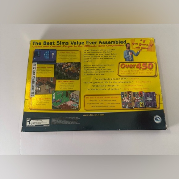 The Sims: Double Deluxe 2003 Maxis Electronic Arts Life Sim CD-ROM PC Game - Picture 4 of 4